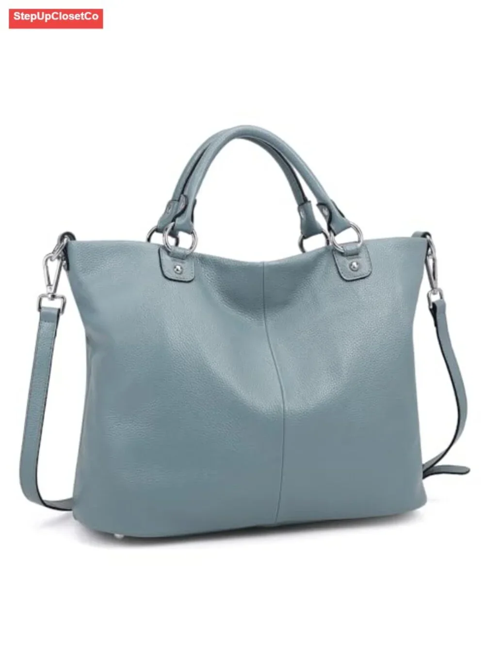 Genuine Leather Tote Bag Purse Women Top Handle Satchel